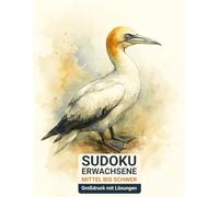 sudoku erwachsene mittel bis schwer: Großdruck mit Lösungen & der Tölpel-Design