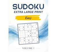 Sudoku Extra Large Print - Easy: One Puzzle per Page (8.5" x 11"), 150 Easy Puzzles with Full Solutions, Large Grid Brain Games for Adults & Seniors (Chuck Logic Sudoku Collection)