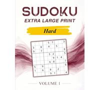 Sudoku Extra Large Print - Hard: One Puzzle per Page (8.5" x 11"), 150 Hard Puzzles with Full Solutions, Large Grid Brain Games for Adults & Seniors (Chuck Logic Sudoku Collection)