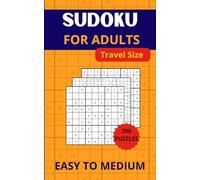 Sudoku for Adults: Travel-Friendly Puzzle Book with Solutions