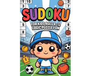 Sudoku for Kids Ages 8-12 - Logic Puzzle Fun: Bedtime-Friendly Activity Companion with Plane Trips