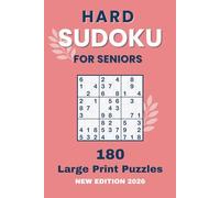 Sudoku for Seniors | 180 hard puzzles | large print | new edition 2026: Sudoku book for Advanced Brain Training - with Complete Solutions