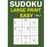 Sudoku for Seniors - Easy Large Print: Relaxing and Easy 9×9 Sudoku Puzzles with One Puzzle Per Page