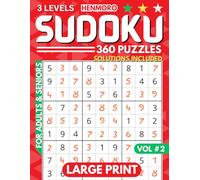 Sudoku for Seniors with Solutions: 360 Easy, Medium & Hard Puzzle Challenges with Inspirational Quotes for a Bit of Extra Motivation Vol. 2 (Assorted Sudoku Puzzle Books)