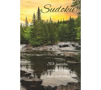 Sudoku forest: Sudoku puzzle book, pretty sunset | 6x9 inches, 110 pages | 50+ puzzles | solutions included