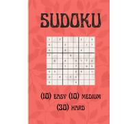 sudoku games for pocket size sudoku with answers (10) Easy (10) Medium (30) Hard Beginner Sudoku Puzzles: easy sudoku books for kids 50 Sudoku Pazzles 9×6”
