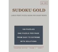 SUDOKU GOLD: Large-Print Monthly Puzzles for Seniors, Easy to Hard