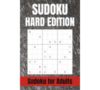 Sudoku Hard Edition Puzzle Book: Hard sudoku puzzle | Botton Tile | 6x9 inches, 110 pages | 50+ Puzzles | Solutions Included