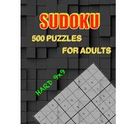 Sudoku Hard Level: Large Print Ergonomic Puzzle Book for All Ages - 500 HARDChallenges with Easy-to-Read Layouts and Solutions.: “500 HARD-Level ... becoming Expert, Challenges with Solutions"