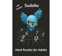 Sudoku: Hard Puzzles for Adults, 240 puzzles, 6x9 soft cover