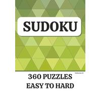 Sudoku in Style - The Green Edition: 360 Sudoku Puzzles | Easy, Medium & Hard Puzzles | Relaxation, Focus & Brain Fun or Gifts | Adults, Seniors and Teens