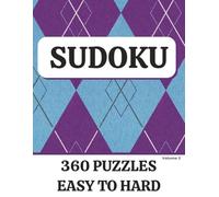 Sudoku in Style - The Purple Edition: 360 Sudoku Puzzles | Easy, Medium & Hard Puzzles | Relaxation, Focus & Brain Fun or Gifts | Adults, Seniors and Teens