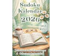 Sudoku kalender 2026: 365 Logikrätsel von Leicht bis Schwer für das ganze Jahr - Täglicher Rätselspaß & Gehirntraining