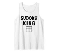 Sudoku King Acertijo Camiseta sin Mangas