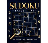 Sudoku Large Print: Classic Brain Training in Big, Bold Print (Kaizen Puzzles)