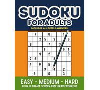 Sudoku Large Print for Adults and Seniors: Keep Your Mind Active with 280+ Puzzles: Easy, Medium & Hard, Mind Flex Brain Game with Notes Space, Solutions, and Tips