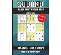SUDOKU Large Print Puzzle Book: For Adults, Teens, and Seniors