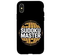 Sudoku Master Puzzle Resolviendo Camiseta Entusiasta Carcasa para iPhone X/XS