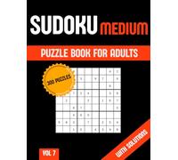 Sudoku Medium Puzzle for Adults: Brain-Training Fun with 300 Medium Puzzles, Vol. 7