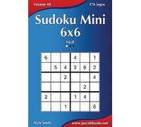 Sudoku Mini 6x6 - Fácil - Volume 44 - 276 Jogos