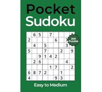 Sudoku Mini Book for Adults - Pocket Edition: Easy to Medium | 200 Classic Puzzles | Small Travel Size (4x6 Inches) (Pocket Sudoku Series)