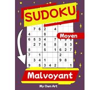 Sudoku moyen pour les malvoyants: 101 grilles en gros caractères avec solutions, pour les personnes ayant des problèmes de vue.