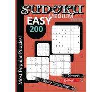 Sudoku NEW EDITION Large Print Easy-Medium-Hard: Large Print Sudoku Puzzle Book For Adults & Seniors With 200 3 levels Sudoku Puzzles (8.5x11In) 2 Puzzles Per Page