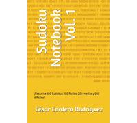 Sudoku Notebook Vol. 1: ¡Resuelve 500 Sudokus: 100 fáciles, 200 medios y 200 difíciles! (Cesar's books collection (Tech, Sci and Sci-Fi books))