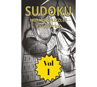 Sudoku Number Puzzles: Vol 1: 50+ Large Print Sudoku Puzzles for Adults and Seniors | Easy to Hard Brain Games for Focus, Relaxation & Fun