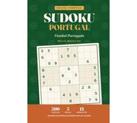 Sudoku Portugal: Large Print Sudoku in Portuguese - Futebol Português - 300 Puzzles for Adults & Seniors