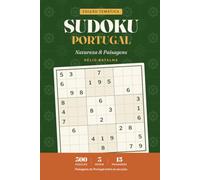 Sudoku Portugal: Large Print Sudoku in Portuguese - Natureza & Paisagens - 300 Puzzles for Adults & Seniors