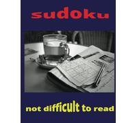 Sudoku Puzzle Book:100 Puzzles for Adults: Not difficult to read