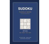 Sudoku Puzzle Book: 200 Puzzles from Easy to Expert - Large Print, Two Per Page, with Solutions