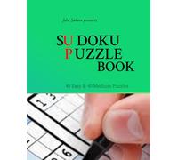 Sudoku Puzzle Book: 40 Easy and 40 Medium Puzzles