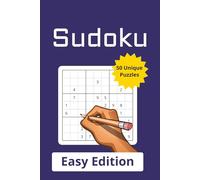 Sudoku Puzzle Book - Easy Edition: Sudoku Puzzles with Easy to Read Print | 6x9 Inches, 100 Pages | 50 Puzzles with Solutions | Brain Boosting Gifts for Relaxing and Free Time