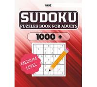 Sudoku Puzzle Book for Adults: 1000+ Medium Level Puzzles