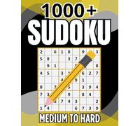 Sudoku Puzzle Book for Adults: 1000+ Medium to Hard Sudoku Puzzles for Adults with Full Solutions