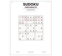 Sudoku Puzzle Book for Adults: 300 Hard Sudoku Puzzles with Solutions - Expert Level Brain Workout, Large Grid One Per Page, Volume 3 (Logic Grid Mastery - Hard & Expert Sudoku Collection)