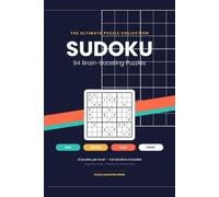 Sudoku Puzzle Book for Adults: 84 Unique Sudoku Puzzles | Easy, Medium, Hard & Expert | Large Print Grids | Includes Complete Solutions