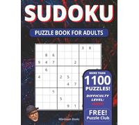 Sudoku Puzzle Book for Adults: Brain Boosting Book With Over 1,100 Sudoku Puzzles at Expert (Hard) Level for Adults