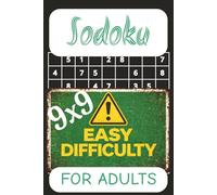 Sudoku Puzzle Book For Adults - Easy Difficulty | 9x9 Grids | 6" x 9" Portable Edition: Sudoku with Easy to Read Print | 6x9 inches, 110 pages | 50+ ... ... Gift for Vacation, Holiday and Free Time