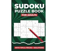 Sudoku Puzzle Book For Adults: Easy to Hard for Teens & Seniors with Tips Tricks and Anti-Eye Strain Design