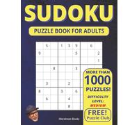 Sudoku Puzzle Book for Adults: Your Book of 1,000 Sudoku Puzzles from Easy to Medium for Adults
