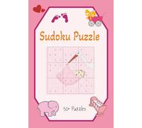 Sudoku Puzzle Book: Good for Gifts, Downtime, Leisure | 50 + Puzzles | 110 pages, 6x9 inches, 9x9 grid| Odd Pages with Beautiful Images