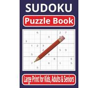 SUDOKU Puzzle Book: Large Print SUDOKU Puzzles With Inspirational Quotes To Boost Focus, Logic, And Memory While Providing Calm, Screen-free ... 110 pages | 495 Total Puzzles With Solutions