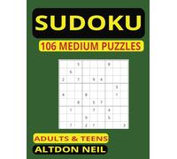 Sudoku Puzzle Book: Medium Puzzles with Step-by-Step Instructions for Relaxing Brain Fun| 8.5 x 11 in| 110 pages| 106 Puzzles