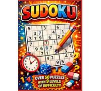 Sudoku Puzzle Book - Sudoku Master Collection with Solutions - Easy to Expert: Over 50 Puzzles - 4x4, 9x9 & 16x16 Sudoku - Brain Games for Adults, Teens & Seniors