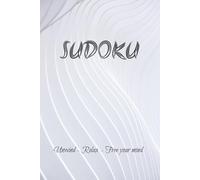 sudoku puzzle book: sudoku puzzle book | unwind, relax, free your mind | 6x9 inches, 110 pages | 50+ Puzzles | solutions included
