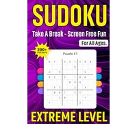 Sudoku Puzzle Book: Take A Break - Screen Free Fun