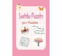 Sudoku Puzzle: Special Gift, Mental Health and Cognitive Benefits| 50 + Puzzles, 110 pages, 9x9 grid| Odd Pages with Beautiful Images
